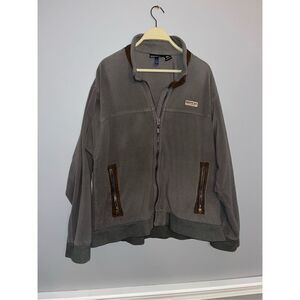 Vintage Patagonia Fleece Jacket Polyester gray 27305 Made In USA Mens Sz. Medium